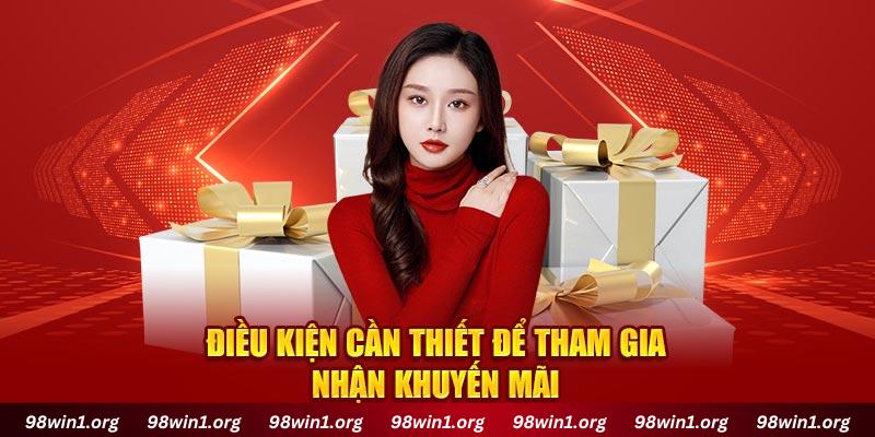 Điều kiện cần thiết để hội viên tham gia nhận khuyến mãi